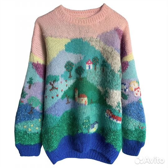Винтажный свитер y2k