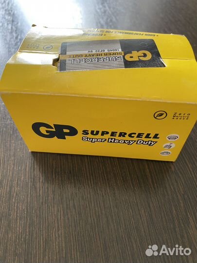 Батарейка GP Supercell крона 6F22 (1604S ) 9V