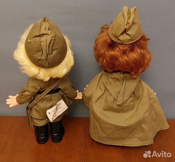 Кукла СССР, сип, солдат, медсестра, 