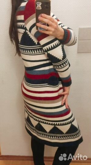 Кардиган удлиненный 46 размер в стиле Покахонтас