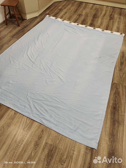 Штора на люверсах