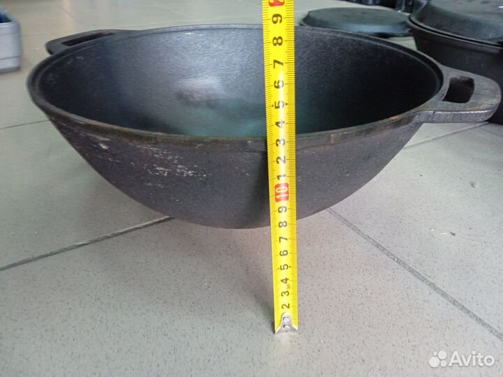 Казан вок 6л чугунный