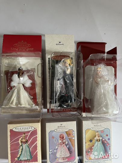 Ёлочные игрушки Barbie hallmark винтаж