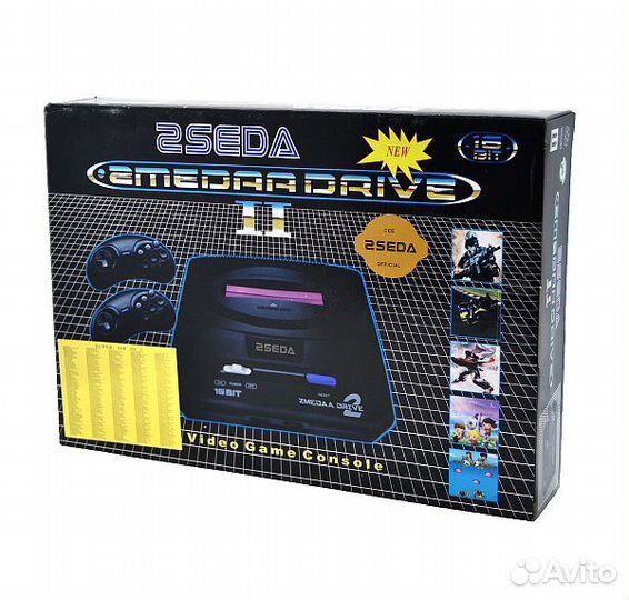 Приставка игровая Sega Drive 2 + 368 игр внутри