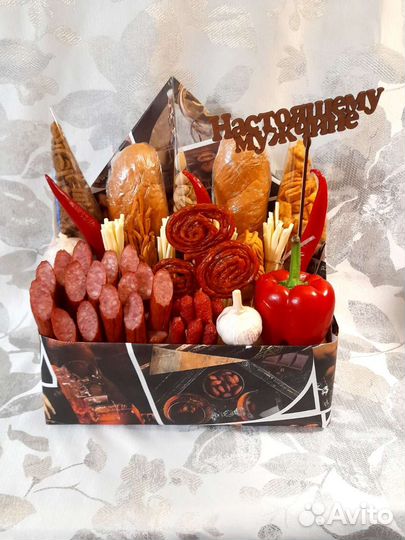 Съедобные букеты для мужчин