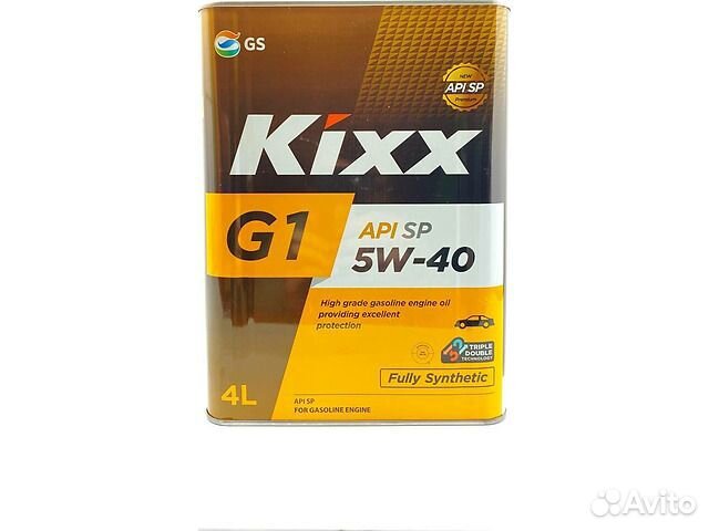 Масло моторное синтетическое kixx G1 SP 5W-40 4л