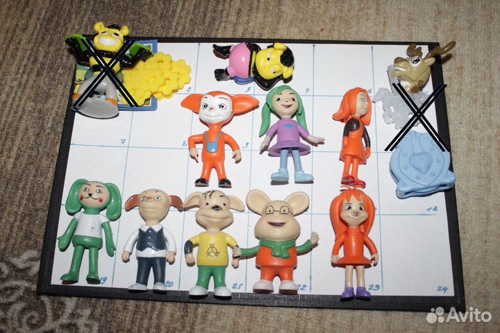 Игрушки из шоколадных яиц, ч.3