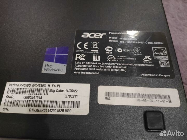 Acer veriton 4630