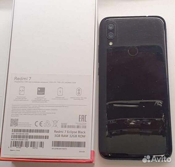 Xiaomi Redmi 7, 3/32 ГБ