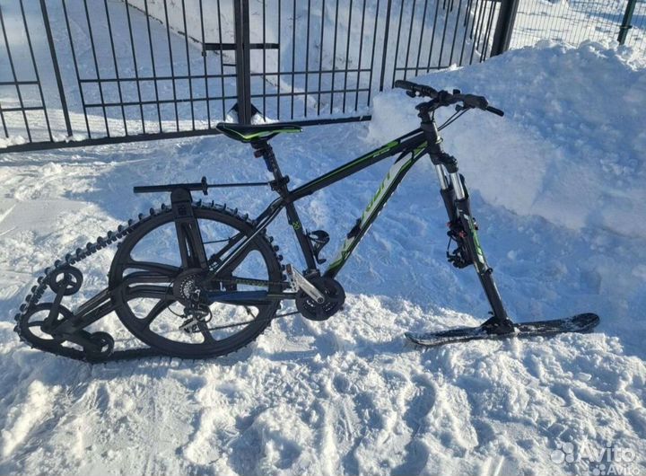 Ktrak для зимнего велосипеда
