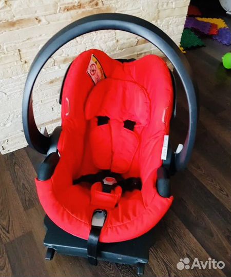 Коляска в компл+Автолюлька ISOfix Stokke +чехол