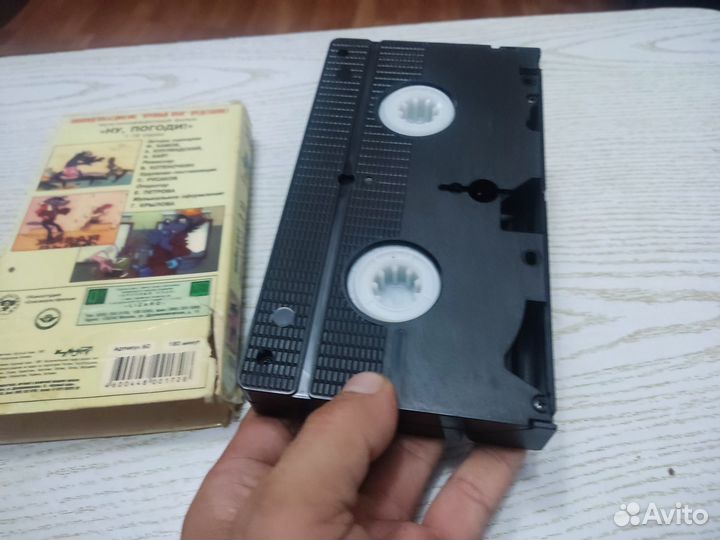 Видеокассета VHS ну, погоди 1-18 серия лицензия
