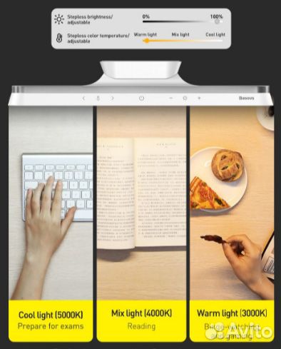 Лампа с магнитным креплением Baseus Magnetic Stepl