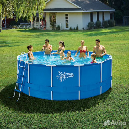 Каркасный бассейн бу