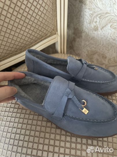 Мокасины с мехом