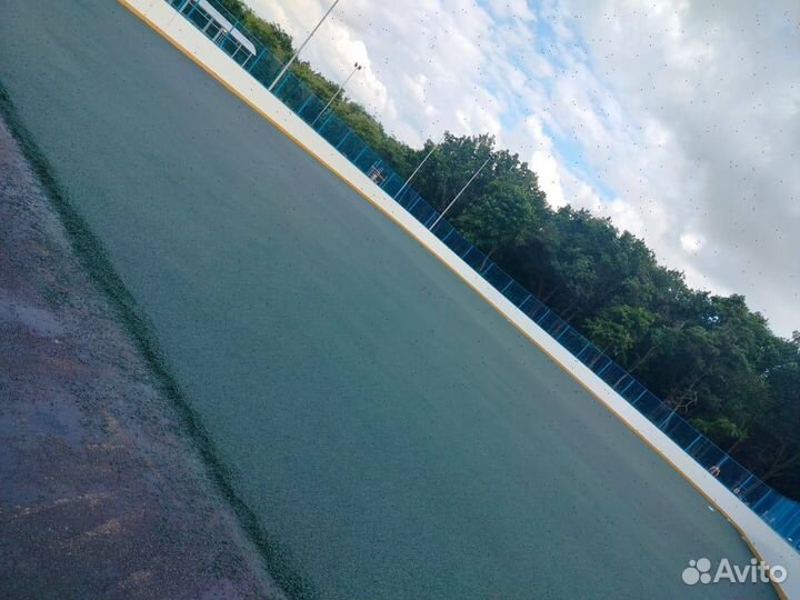 Бесшовное резиновое покрытие с гарантией