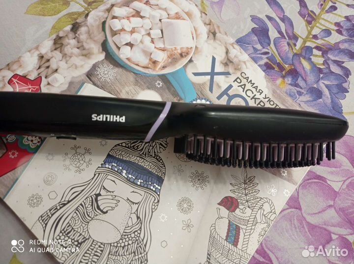 Расческу-выпрямитель для волос philips