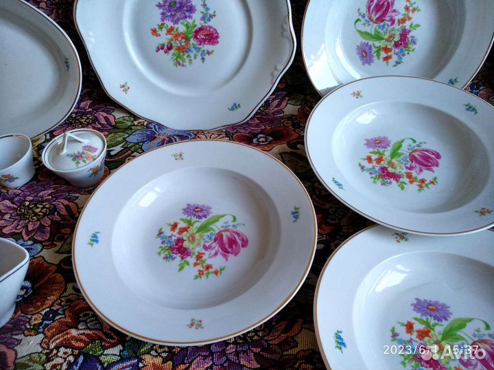 Сервиз столовый Дулёво СССР