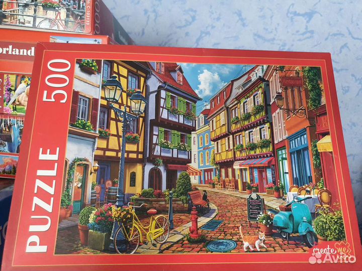 Пазлы 500 и 1000 деталей