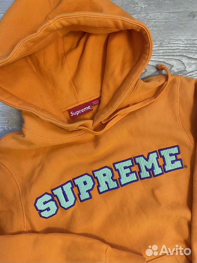 Худи Supreme collegiate Logo 18SS оригинал