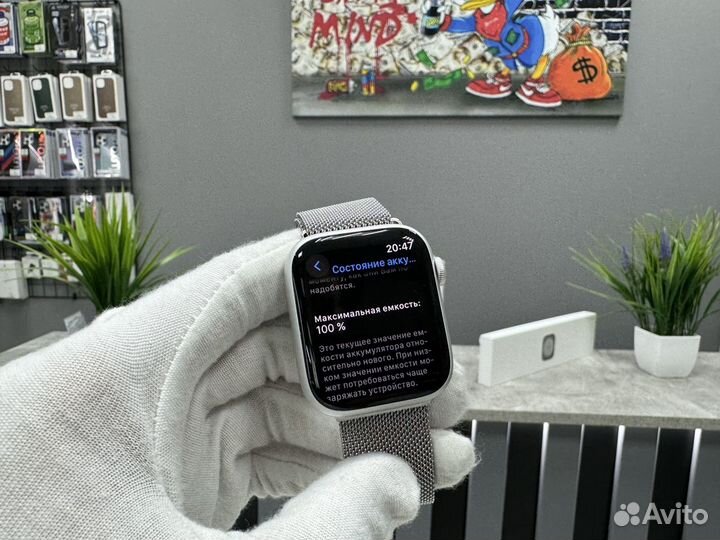 Часы Apple Watch 8 45mm Silver Новые