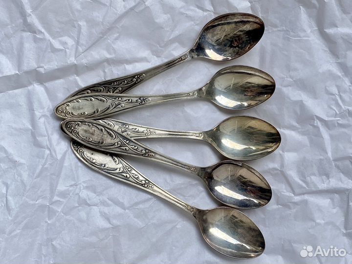 Кофейные ложки мельхиор новые СССР Кольчугино