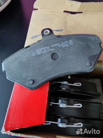 Тормозные колодки передние Otto Zimmermann 21945.1