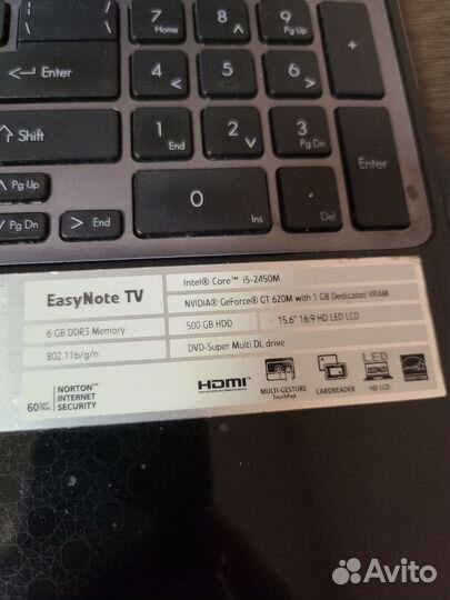 Packard Bell easynote tv11hc