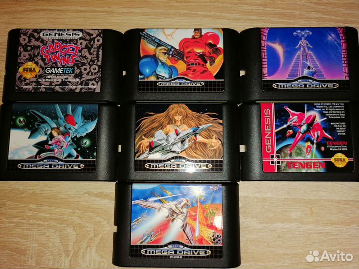 11 картриджей Сега