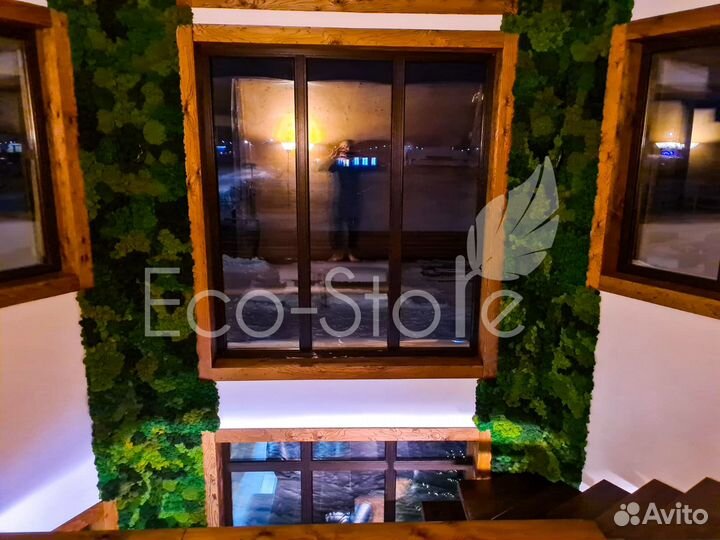 Панели из мха в дом