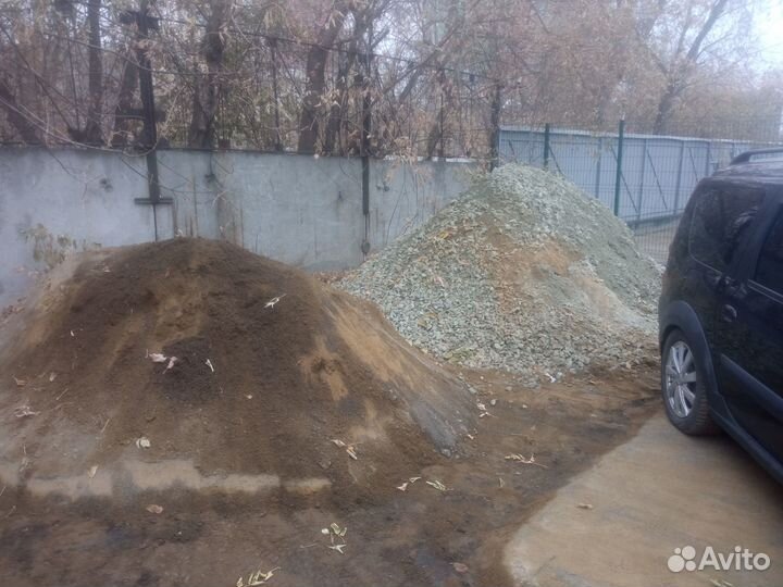 Продам песок щебень