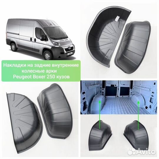 Обивки арок колес Peugeot Boxer Ducato Jumper