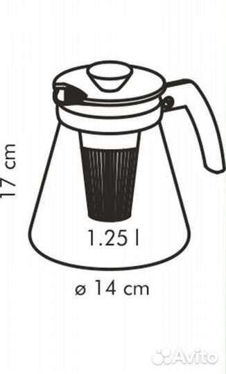 Чайник заварочный Tescoma