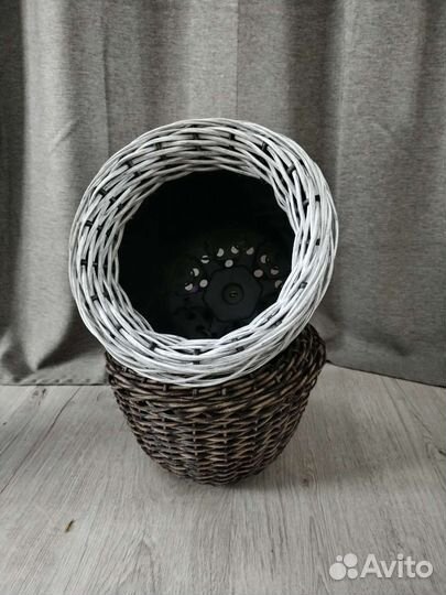 Корзина плетеная Кашпо из ротанга