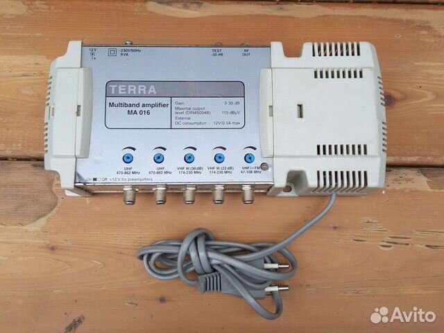 Усилитель TV сигнала Terra MA 016 купить в Химках | Электроника | Авито