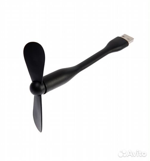 Вентилятор с гибким корпусом,USB, 11см. Два цвета