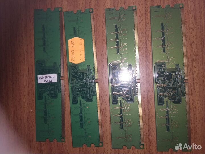 Kingston ддр2 2гб (500мб х4)