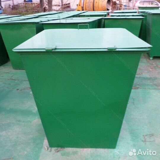 Мусорный контейнер из металла 0,75 м3 Арт 24678