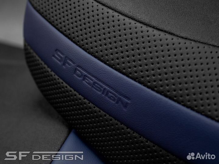 Сиденье Yamaha FJR1300 Blue Arrows Black Hunter