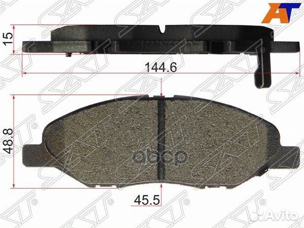 Колодки тормозные дисковые перед stay040NS120 Sat