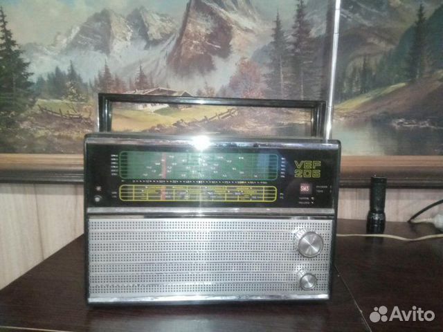 Радиоприёмник вэф 206 VEF206 с блоком питания 1973
