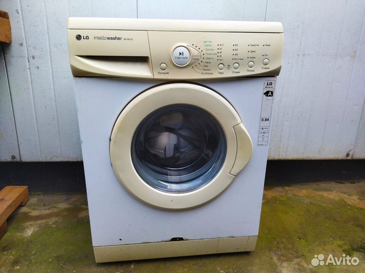 Стиральная машина lg wd8012c на зч или ремонт