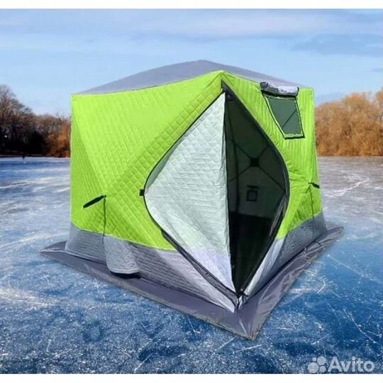 Зимняя палатка утепленная трехслойная