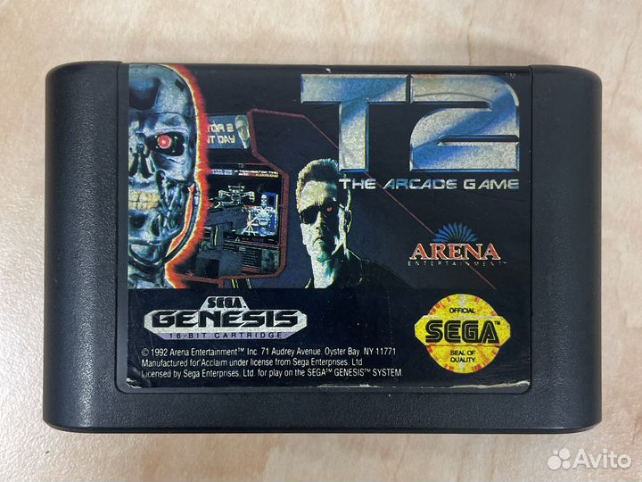 Terminator 2 (T2 The Arcade Game) Sega Genesis