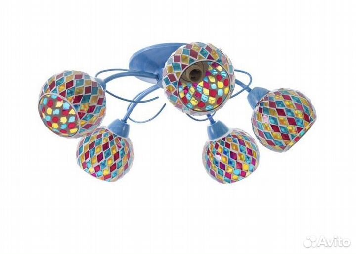 Люстра гелениум 5хЕ14х60 Вт