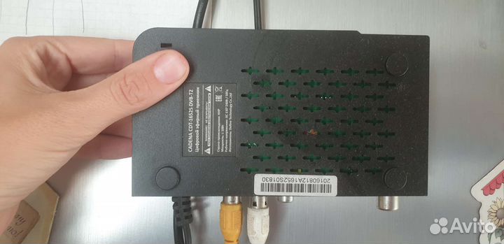 Цифровая тв приставка cadena cdt-16525 dvb-t2