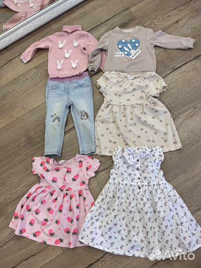 Вещи пакетом на девочку 92 размера