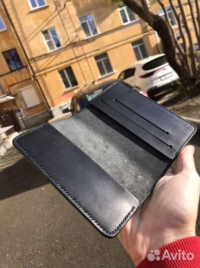Обложка на паспорт натуральная кожа
