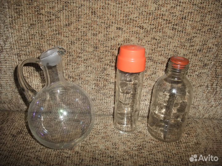 Штоф, графины, пробки, крышки, бутылки