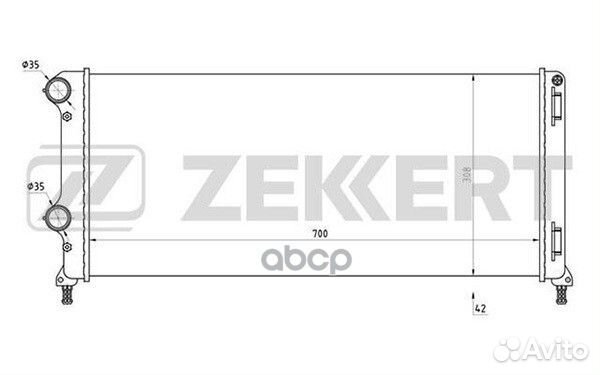Радиатор охл. дв. Fiat Doblo (119 223) 01- Do